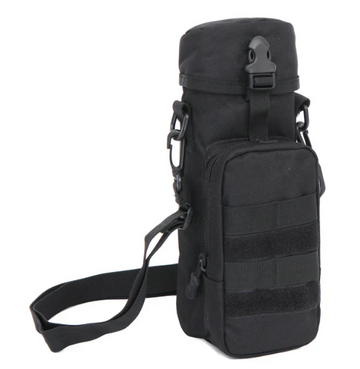 Travel Water Bottle Shoulder Bag – Outdoor Insulated Water Bottle Cover Carry Bag