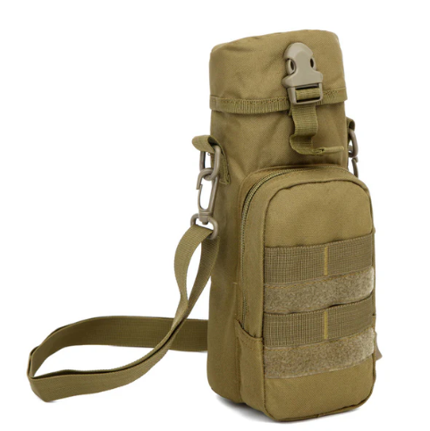 Travel Water Bottle Shoulder Bag – Outdoor Insulated Water Bottle Cover Carry Bag
