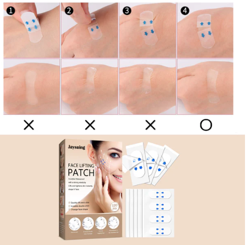 V-Shaping Face Lifting Sticker – Slimming Chin & Jawline Support Invisible Beauty Patch