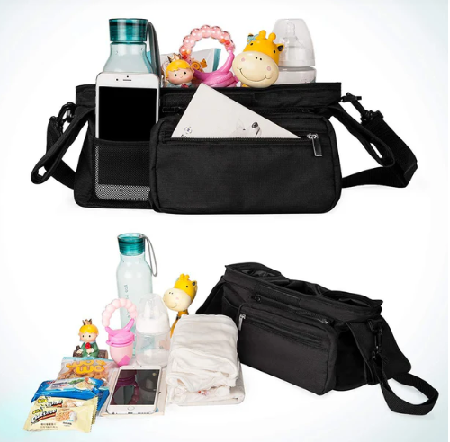 Waterproof Baby Stroller Bag Organizer – Universal Storage for Diapers & Baby Essentials